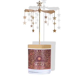 Carrousel Bougie Cannelle Orange noel