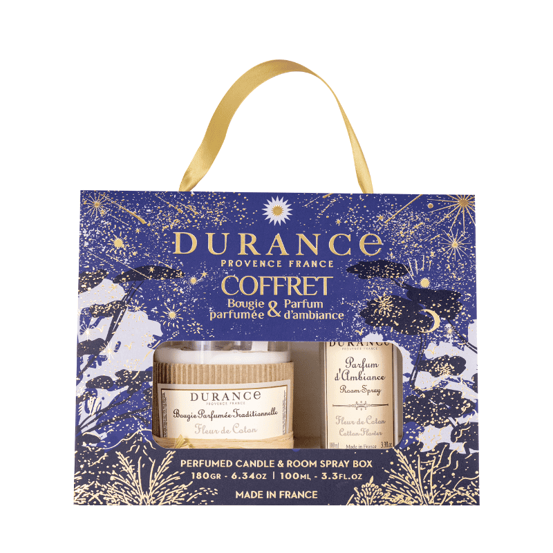 Coffret Bougie et Parfum d'Ambiance Fleur de Coton