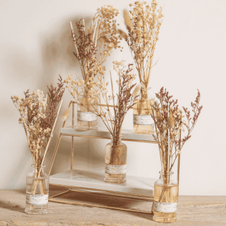 Duo Diffuseur Fleurs Séchées et Recharge 2