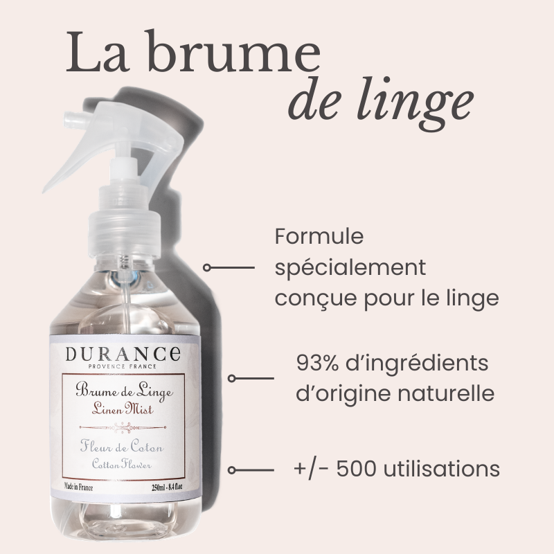 Brume de Linge Fleur de Coton - Durance