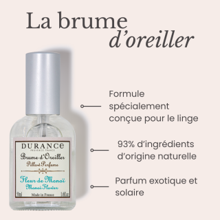 Brume d'Oreiller Fleur de Monoï - Durance 2