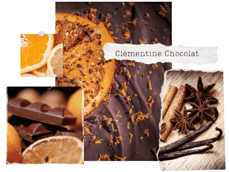 parfum clémentine chocolat