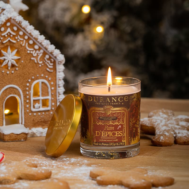 Bougie de noel pain d'epices Bougie de noel pain d'epices